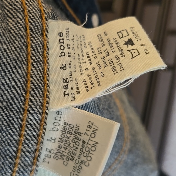 Rag & Bone Denim Vest - Picture 3 of 4